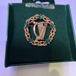 med harp brooch